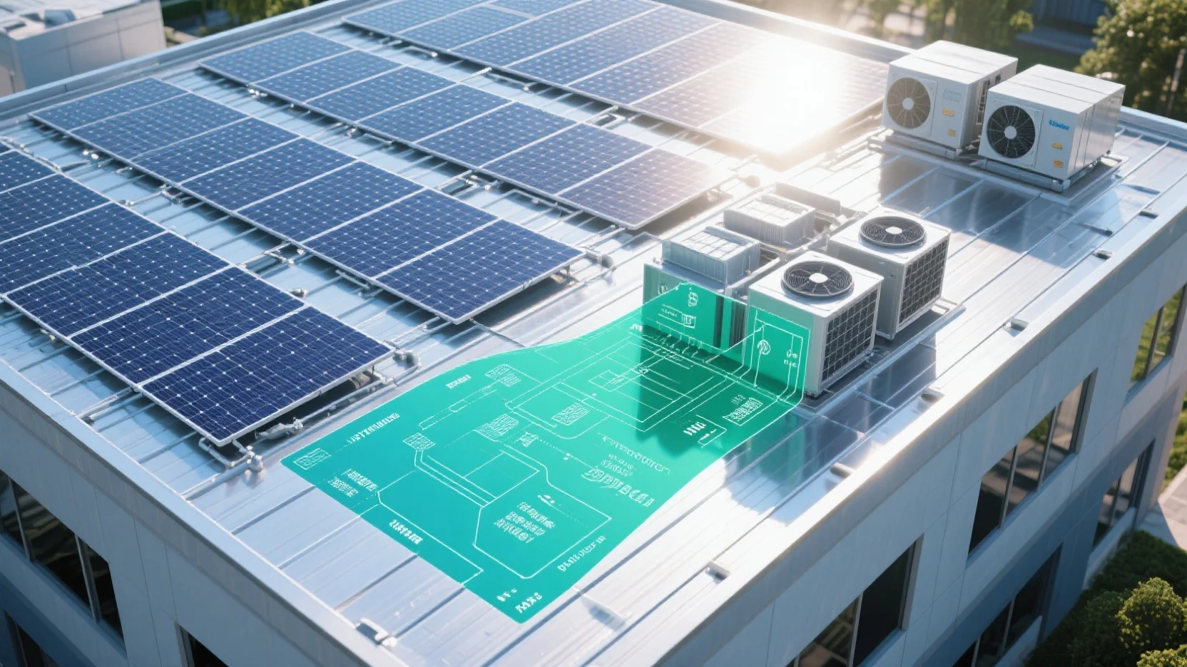 Maximizing Commercial HVAC Efficiency: A Comprehensive Guide to Rooftop Solar Integration, Tax Credits, and System Sizing